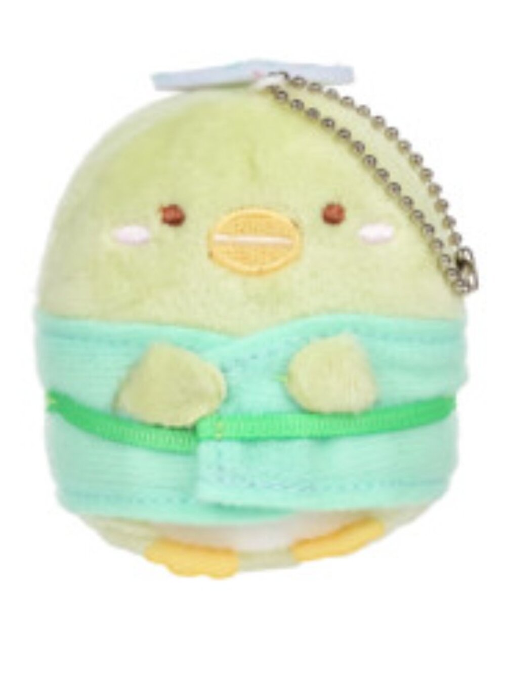 San-X Sumikko Gurashi Penguin Hot Springs Onsen Stuffed Plush Charm Keychain
